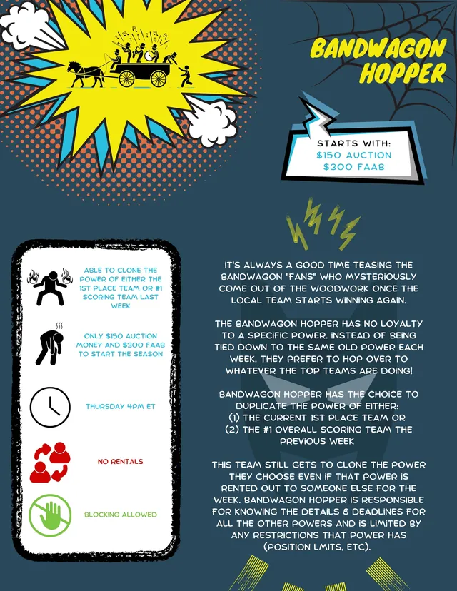 Bandwagon Hopper superpower card