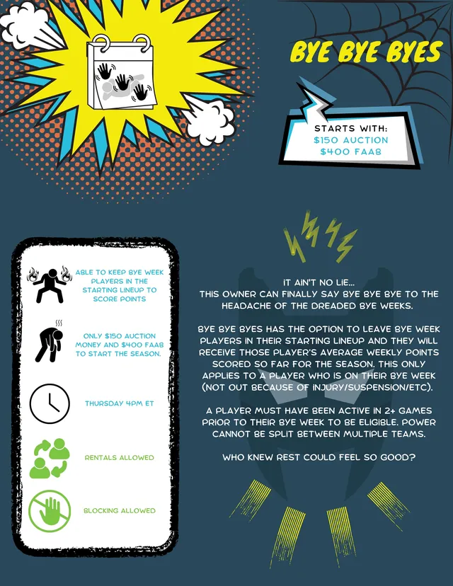 Bye Bye Byes superpower card