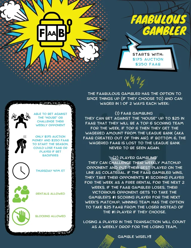 FAABulous Gambler superpower card