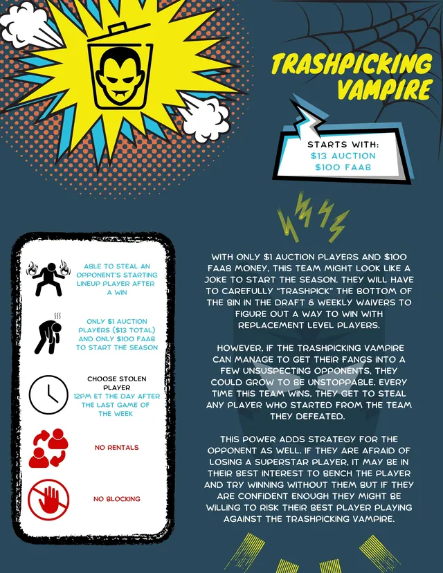 Trashpicking Vampire superpower card